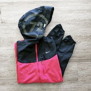 hot pink nike windbreaker